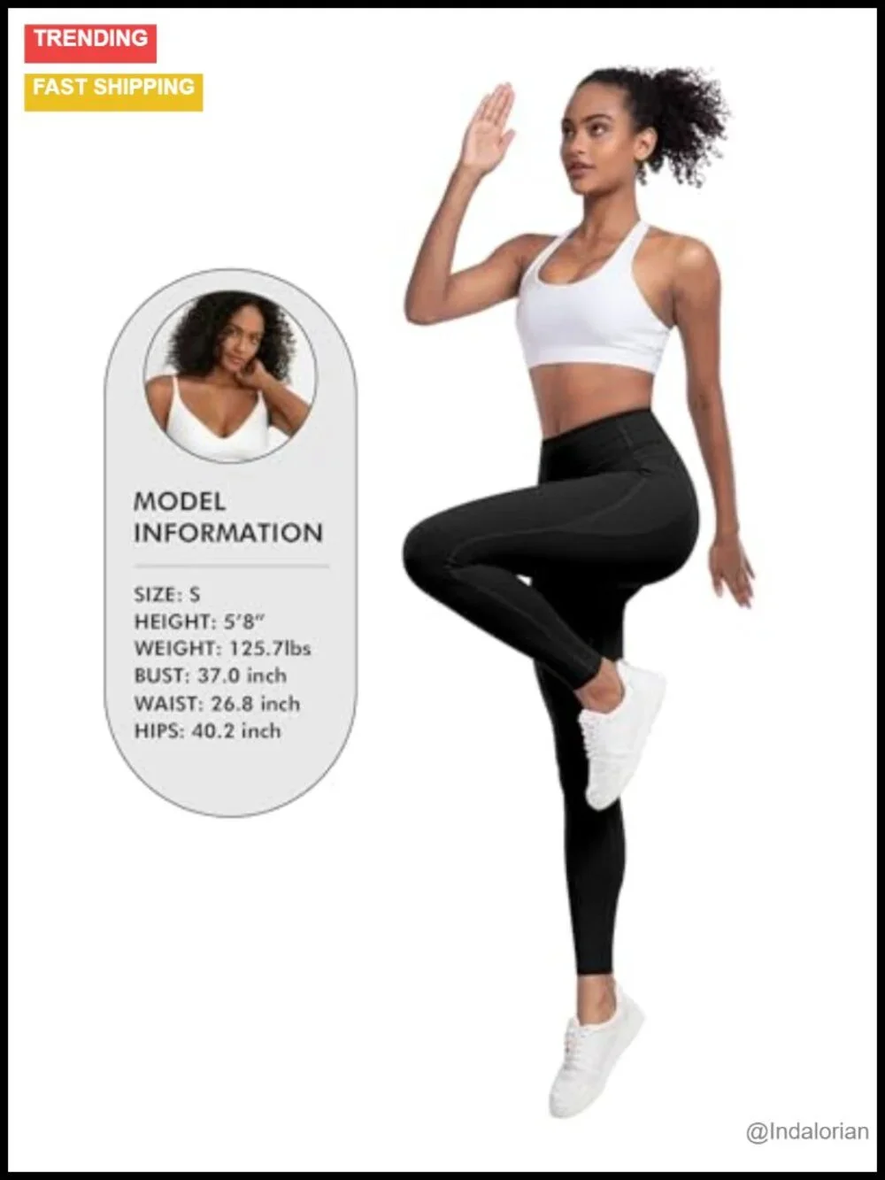 6 Pack High Waisted Tummy Control Leggings with Pockets Yoga Pants